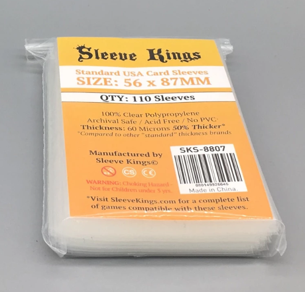 Sleeve Kings: Standard USA Card Sleeves (56x87mm)