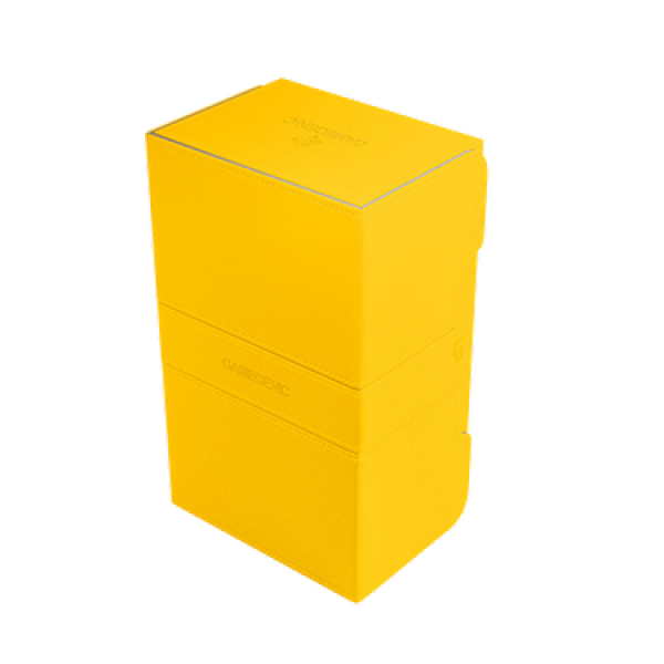 Boîte De Rangement Gamegenic Stronghold – 200 Cartes Double-protégées – Tiroir Accessoires – Aimants – Convertible – Vert
