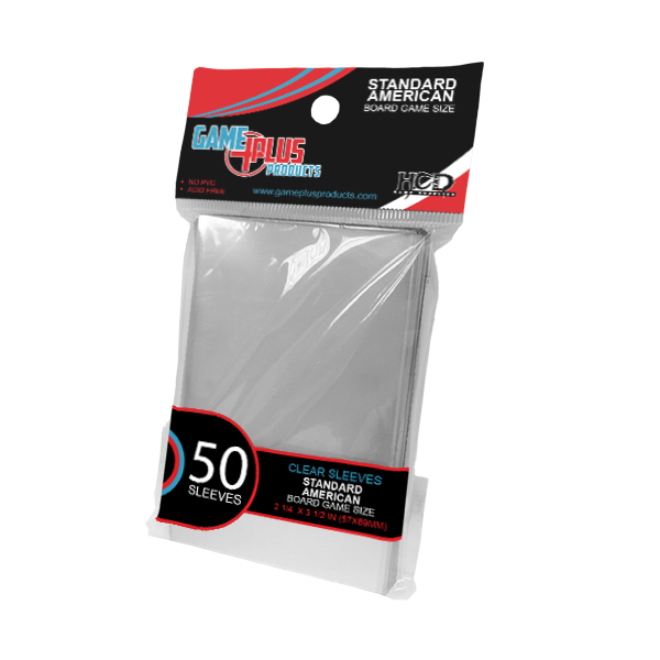 Card Sleeves: Standard American (57mm x 89mm)  Game Kastle