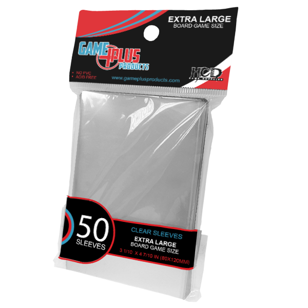 Card Sleeves: Extra Large (80mm x 120mm) Game Kastle Card Sleeves: Extra Large (80mm x 120mm) Game Kastle