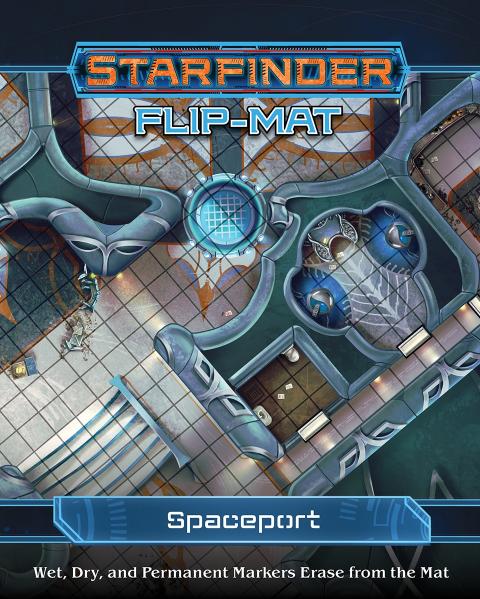 Starfinder RPG: Starfinder Flip-Mat - Spaceport – Game Kastle