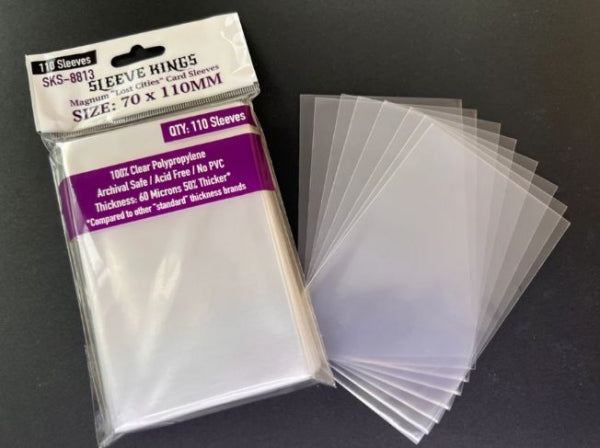 Sleeve Kings: Magnum ''Lost Cities'' Card Sleeves (70x110mm)