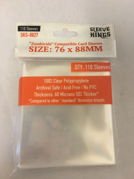 zombicide card sleeves Sleeve for the character card?