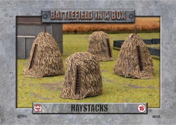 Battlefield in a Box: Haystacks (x4) – Game Kastle