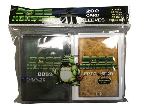 boss monster card sleeves Protectors Sleeves - Smaller Size Gloss with Monster Logo and Vanguard) Boss Monster: The Dungeon Building