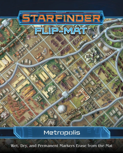 Starfinder RPG: Starfinder Flip-Mat Metropolis – Game Kastle
