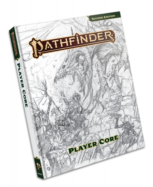 Pathfinder RPG: Pathfinder Player Core Sketch Cover (HC) – Game Kastle