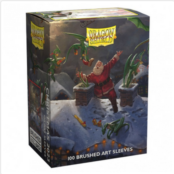 Dragon Shield Art Sleeves: Brushed Art - Christmas 2023 (100 ct.) Game Kastle Dragon Shield Art Sleeves: Brushed Art - Christmas 2023 (100 ct.) Game Kastle
