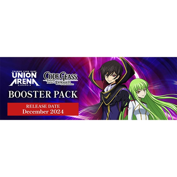 Union Arena: CODE GEASS: Lelouch of the Rebellion Booster Pack (1) [UE Game Kastle Union Arena: CODE GEASS: Lelouch of the Rebellion Booster Pack (1) [UE Game Kastle